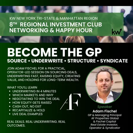 8th Regional Investment Club - Become the GP