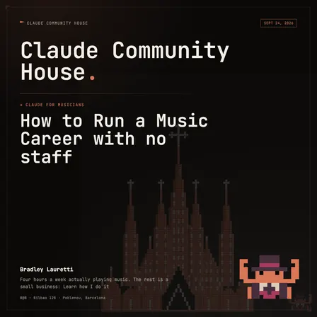 Claude for Musicians | The Independent Musician's Guide to AI Admin