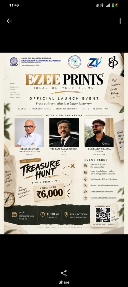 EZEE PRINTS STARTUP LAUNCH