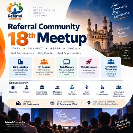 🚀 Referral Community Meetup #18 — Where Talent Meets Opportunity