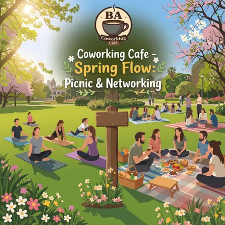 BA Coworking Cafe - Spring Flow: Outdoor Yoga, Picnic & Networking