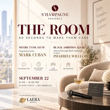 THE ROOM: 60 Seconds to Make Them Care — Shark Tank x Black Ambition
