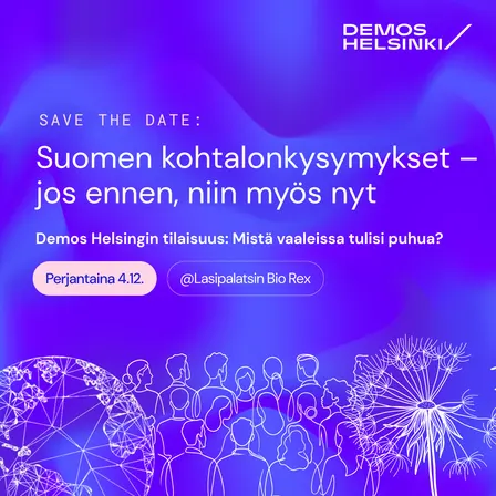 Suomen kohtalonkysymykset – jos ennen, niin myös nyt