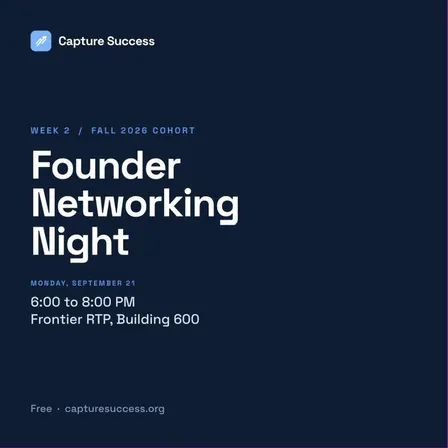 Capture Success: Founder Networking Night