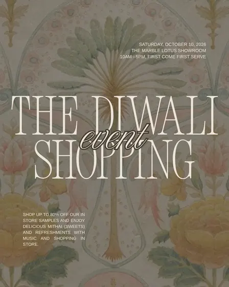 The Marble Lotus Diwali Shopping Event