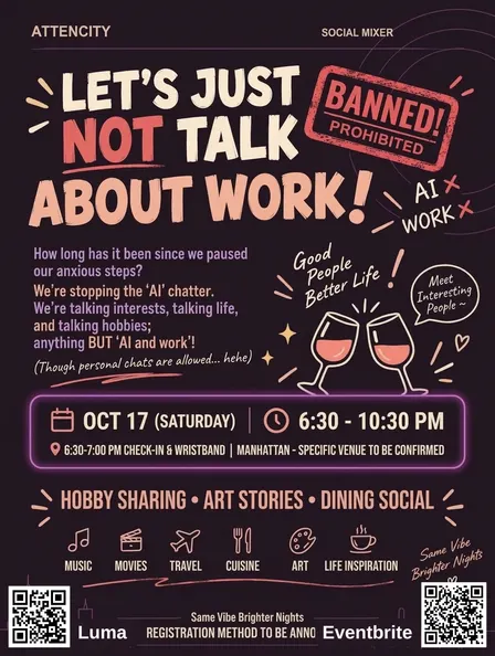 An Evening of Passions, Stories & Connections