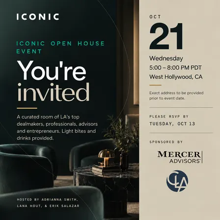 Iconic Open House Event