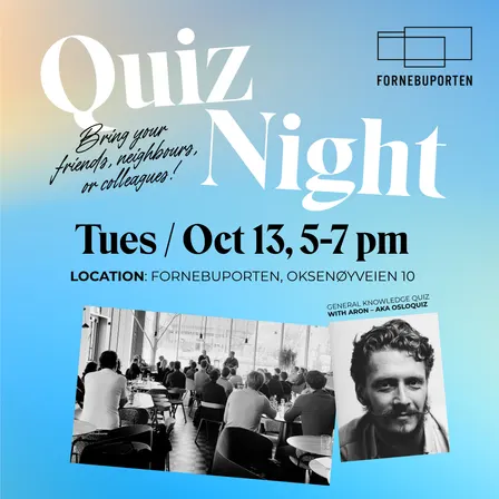 Quiznight with Aron at Fornebuporten