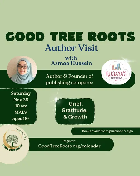Author Visit: Grief, Gratitude, & Growth