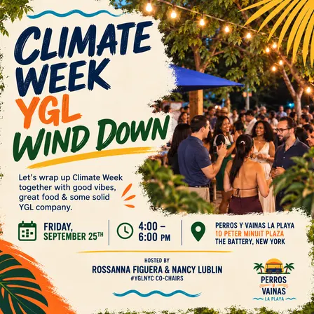 Climate Week YGL Wind Down