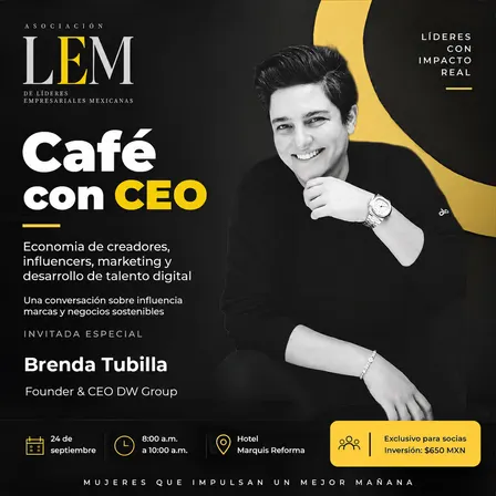 Café con CEO | Brenda Tubilla ¿Cómo se convierte una audiencia en un negocio sostenible?
