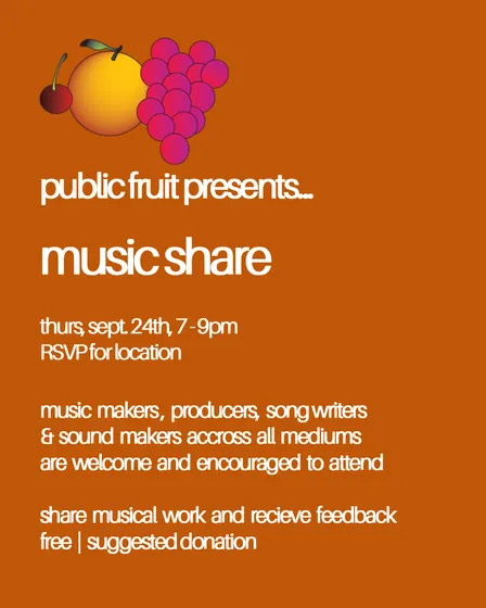 public fruit: music share