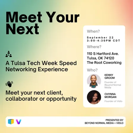 Thee Tulsa Tech Week Speed Networking Experience