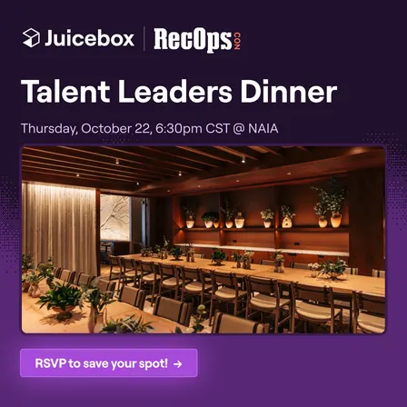Talent Leaders Dinner