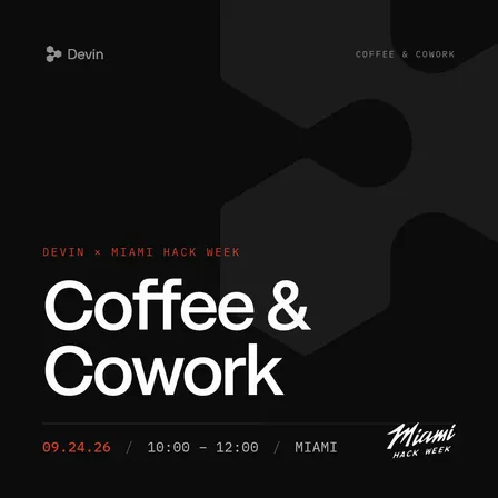 Coffee & Cowork — Miami Hack Week