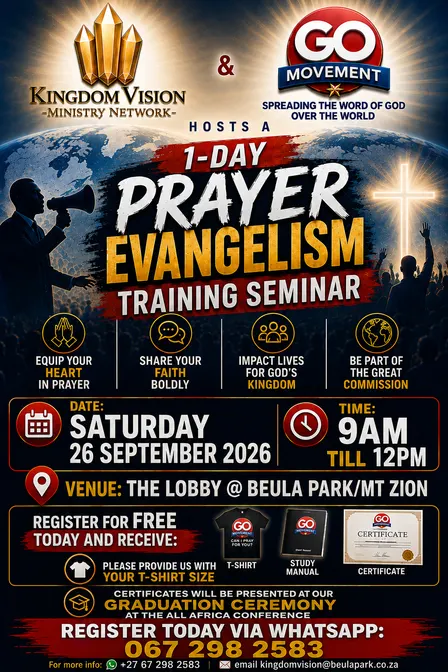 GO-MOVEMENT PRAYER EVANGELISM TRAINING SEMINAR