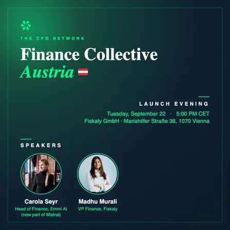 Finance Collective Austria: Launch Night