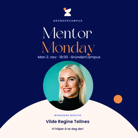 Mentor Monday: Boklansering med Vilde Regine Tellnes