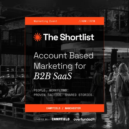 The Shortlist - Account Based Marketing for B2B SaaS Manchester Meetup