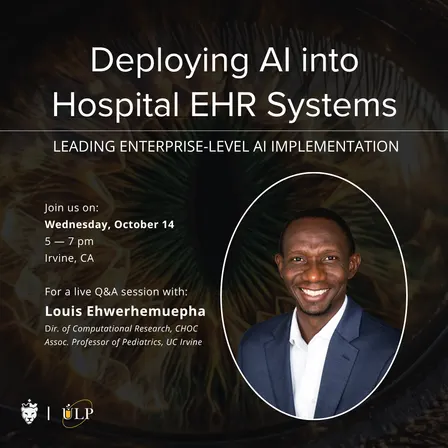 Deploying AI into Hospital EHR Systems: Live, In-Person Q&A