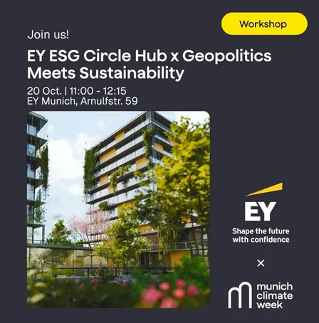 ESG Circle Hub EY x WWF: Geopolitics Meets Sustainability - New Rules for Resilient Corporate Management