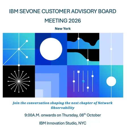 IBM SevOne Customer Advisory Board Meeting 2026 - NYC