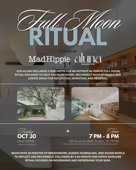 Aluna Full Moon Ritual x Mad Hippie *Paid Event/ RSVP link in the description