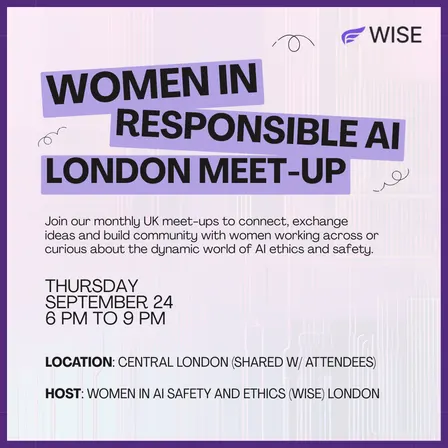 Women in Responsible AI London Meet-Up