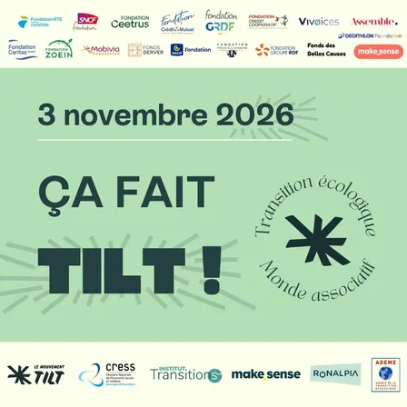"Ça fait Tilt" ! La journée dédiée à la transition écologique des associations