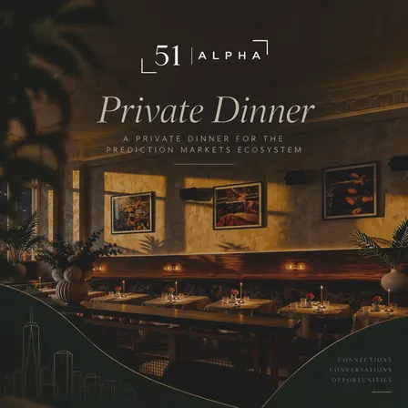 The 51 Alpha Private Dinner | Oct 5th, Nomad, NYC