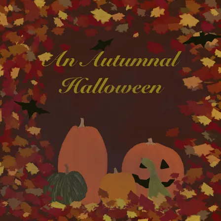 an autumnal halloween