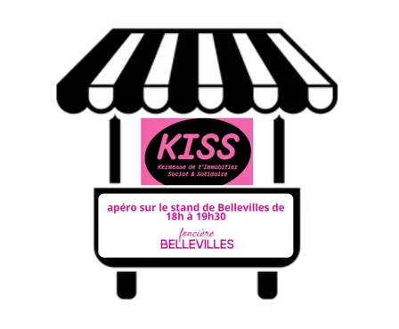 Apéro sur le stand de Bellevilles à la KISS (Kermesse de l'immobilier social et solidaire) - 3e édition [Paris]