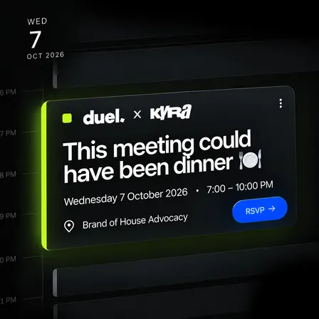 This Meeting Could Have Been Dinner