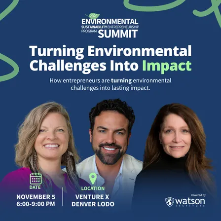 2026 Environmental Sustainability Entrepreneurship Program Summit