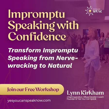 Impromptu Speaking with Confidence - Saratoga