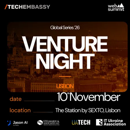 Venture Night@Web Summit Lisbon 2026 – The Ultimate Startup & Investor Experience!
