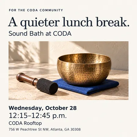 Sound Bath at CODA