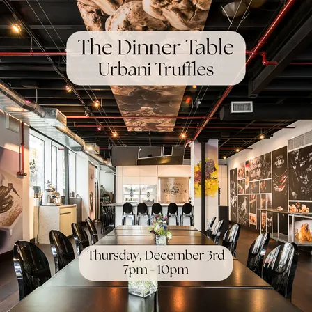 The Dinner Table at Urbani Truffles (NYC)