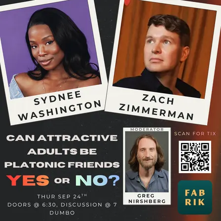 Critical Thinking Club - can two adults be platonic friends when there’s potential for romantic attraction?