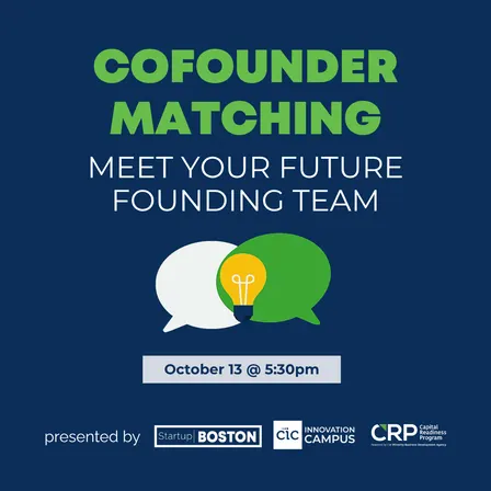 Cofounder Matching: Meet Your Future Founding Team