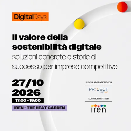Il valore della sostenibilità digitale: soluzioni concrete e storie di successo per imprese competitive.