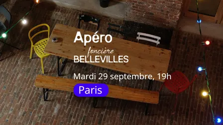 Apéro mensuel de la Foncière Bellevilles [Paris]