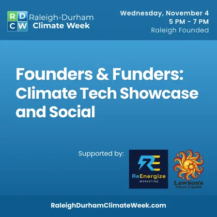 Founders & Funders: Climate Tech Showcase and Social