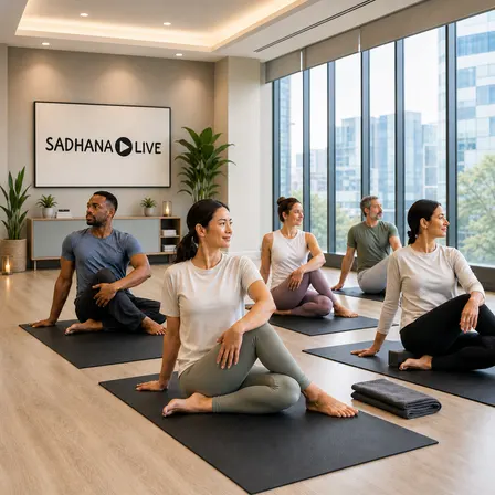 Sadhana Live x Mayer Brown: Employee Yoga Session