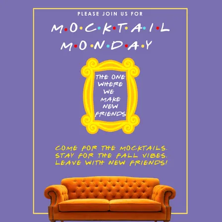 Mocktail Monday: The One Where We Make New Friends