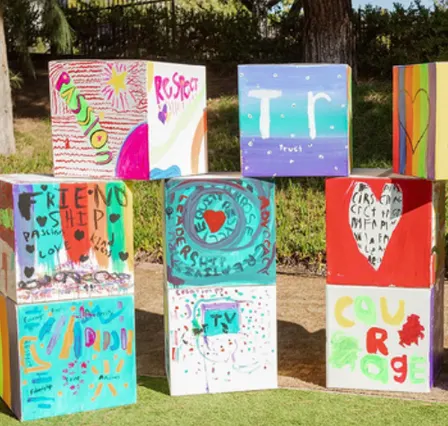 Box Tower Making with Corita Arts Center @ sister dreamer.