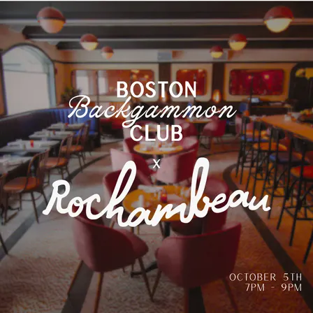 Rochambeau Back Bay Backgammon Night