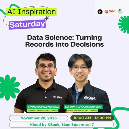 [AI Inspiration Saturday] Data Science: Turning Records into Decisions