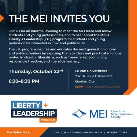 Liberty + Leadership (An Evening with the MEI)