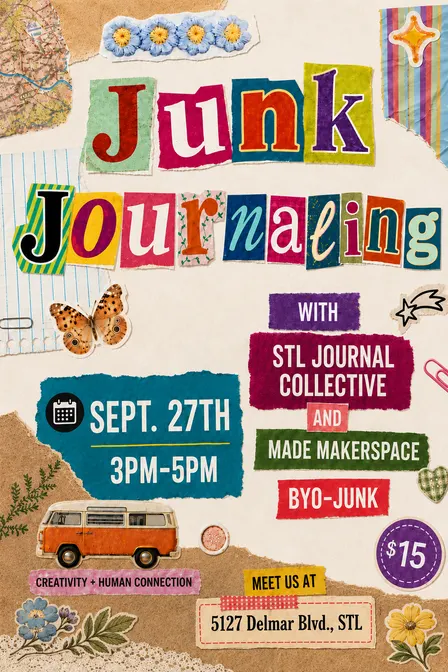 Junk Journaling w/ MADE Makerspace & STL Journal Collective